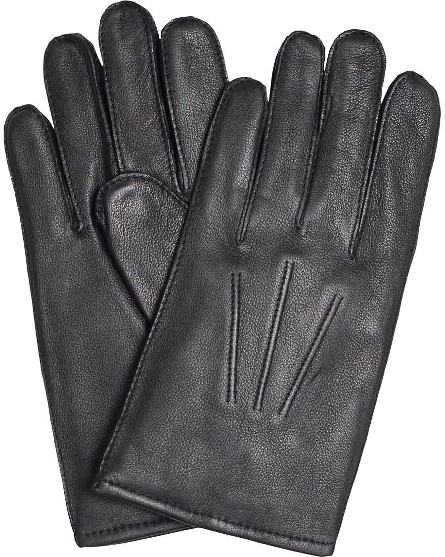 boss haindt 2 leather gloves black y3q9e